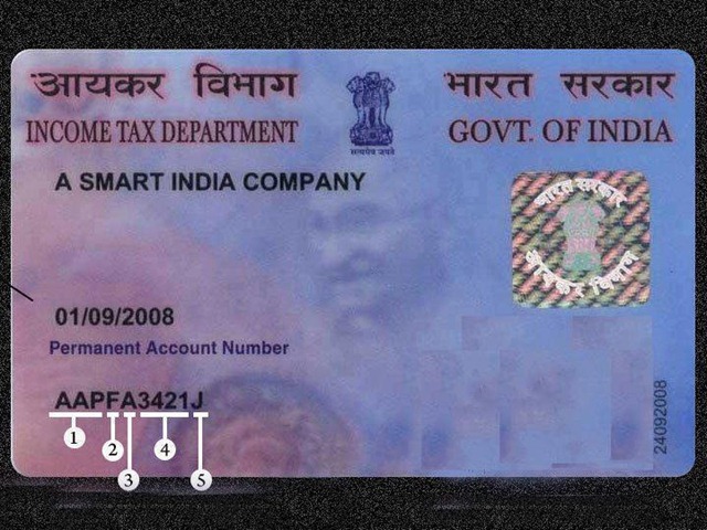 PAN Card Explained – Meaning of Every Digit & Number – ExamsBuzz.in